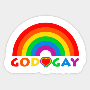 God Loves Gays Sticker